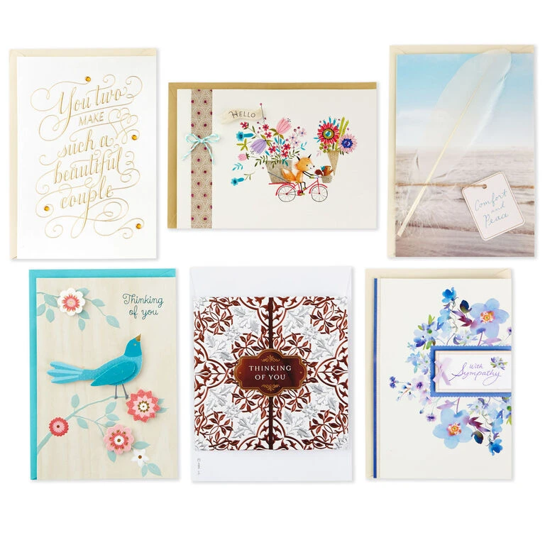 Assorted Cards for All Occasions in Floral Organizer Box, Box of 24 Hallmark Assorted Cards For All Occasions In Floral Organizer Box, Box Of 24 -Hallmark Shop 24 Cards for AllOccasions in Floral Organizer