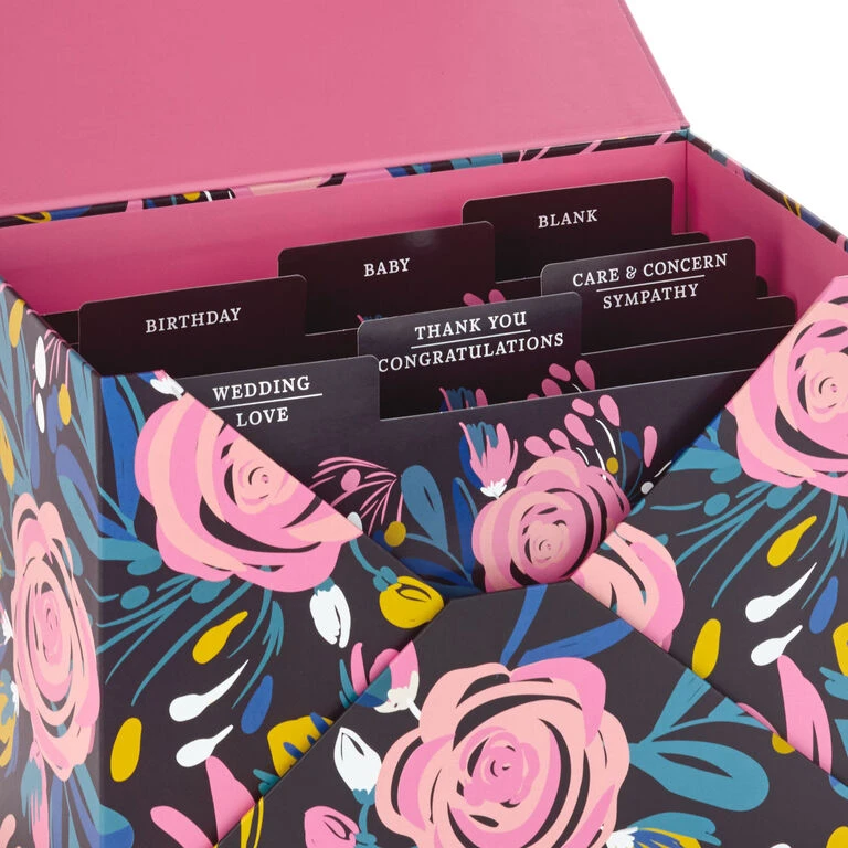 Assorted Cards for All Occasions in Floral Organizer Box, Box of 24 Hallmark Assorted Cards For All Occasions In Floral Organizer Box, Box Of 24 -Hallmark Shop 24 Cards for AllOccasions in Floral Organizer