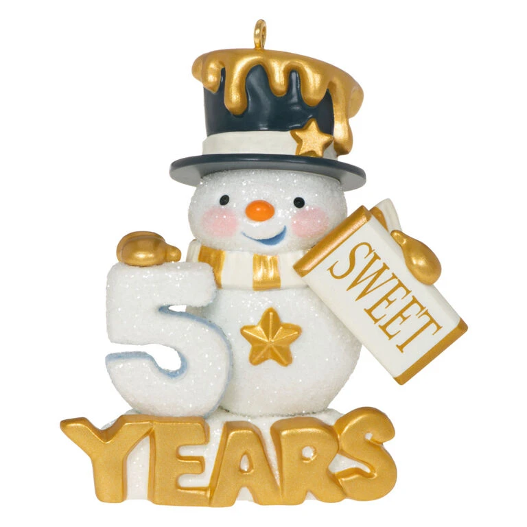 50 Sweet Years Special Edition Ornament Hallmark 50 Sweet Years Special Edition Ornament -Hallmark Shop 50 Sweet Years Snowman Keepsake Ornament 1799QGO2509 01