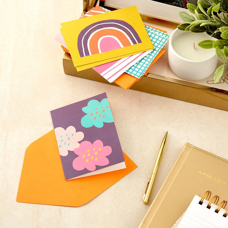 Abstract Doodles and Dots Boxed Blank Note Cards, Pack of 48 Hallmark Abstract Doodles And Dots Boxed Blank Note Cards, Pack Of 48 -Hallmark Shop Abstract Doodles and Dots Boxed Blank Note Cards 5STZ1092 06