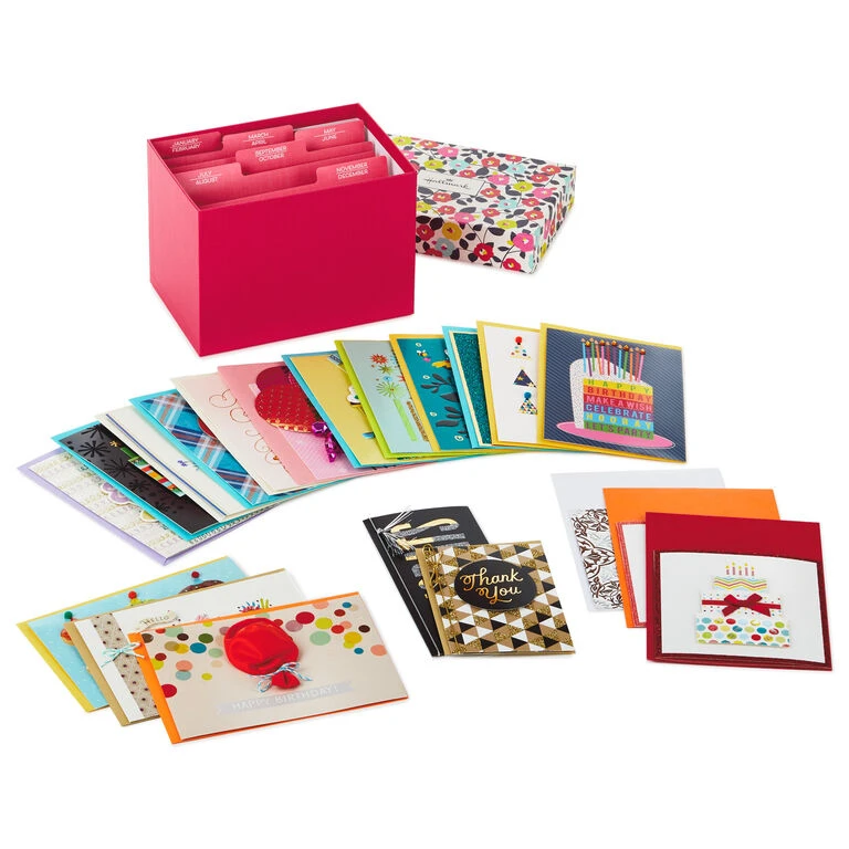 All Occasion Card Assortment in Decorative Box, Set of 20 Hallmark All Occasion Card Assortment In Decorative Box, Set Of 20 -Hallmark Shop All Occasion Card Assortment in Decorative
