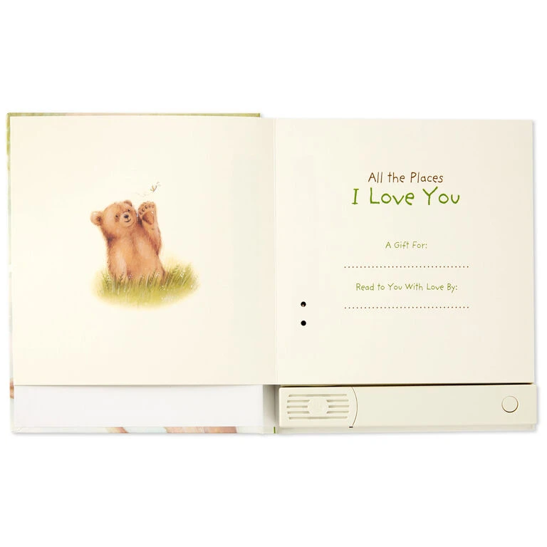 All The Places I Love You Recordable Storybook With Music Hallmark All The Places I Love You Recordable Storybook With Music -Hallmark Shop All The Places I Love You Recordable Storybook With Music 1KOB1232 04