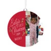 Hallmark Baby's First Christmas Personalized Text And Vertical Photo Ceramic Ornament