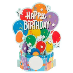 Hallmark Balloon Bouquet Boxed Pop-Up Birthday Cards, Pack Of 8 2 Hallmark Balloon Bouquet Boxed Pop-Up Birthday Cards, Pack Of 8 -Hallmark Shop Balloon Bouquet Boxed Birthday Cards 5STZ1173 03