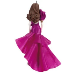 Hallmark Barbie™ Pink Collection™ 2023 Porcelain And Fabric Ornament 5 Hallmark Barbie™ Pink Collection™ 2023 Porcelain And Fabric Ornament -Hallmark Shop Barbie in Hot Pink Dress Keepsake Ornament 4999QXI7007 06