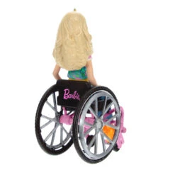 Hallmark Barbie™ Fashionista With Wheelchair Ornament 5 Hallmark Barbie™ Fashionista With Wheelchair Ornament -Hallmark Shop Barbie in Wheelchair Keepsake Ornament 1999QXI7017 06