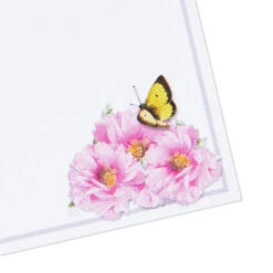 Hallmark Marjolein Bastin Pink Flowers Stationery Set, 40 Sheets -Hallmark Shop Bastin Pink Flowers Blank Sheets Stationery Set 1STN1142 05