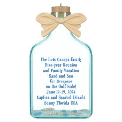 Hallmark A Day At The Beach Personalized Text Ornament