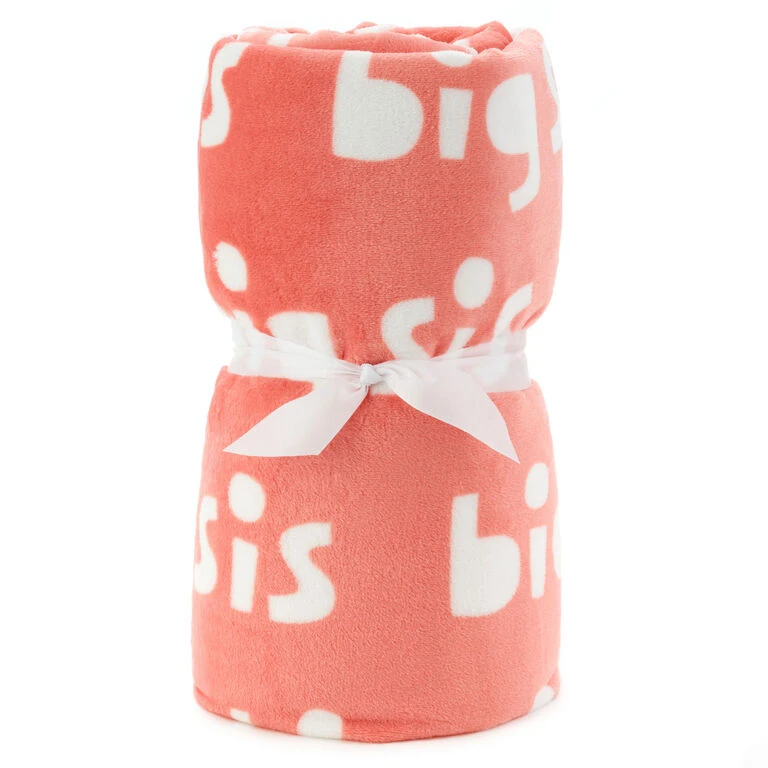 Big Sis Fleece Blanket, 50x60 Hallmark Big Sis Fleece Blanket, 50x60 -Hallmark Shop Big Sis Fleece Blanket 1BBY4845 01