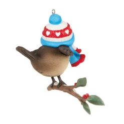 Hallmark Cozy Critters Special Edition Ornament -Hallmark Shop Bird on Snowy Tree Branch Keepsake Ornament 1699QGO2797 06