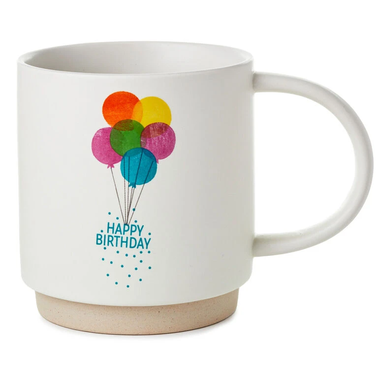Birthday Balloons Mug, 16 oz. Hallmark Birthday Balloons Mug, 16 Oz. -Hallmark Shop Birthday Balloons Mug 1MUG3543 01