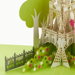 Hallmark Bonjour Eiffel Tower 3D Pop-Up Hello Card 3 Hallmark Bonjour Eiffel Tower 3D Pop-Up Hello Card -Hallmark Shop Bonjour Eiffel Tower 3D PopUp Hello Card 1299LAD9664 04