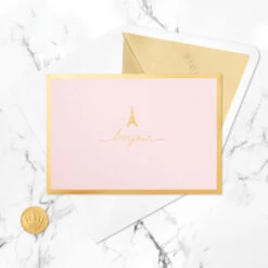 Hallmark Bonjour Eiffel Tower 3D Pop-Up Hello Card 5 Hallmark Bonjour Eiffel Tower 3D Pop-Up Hello Card -Hallmark Shop Bonjour Eiffel Tower 3D PopUp Hello Card 1299LAD9664 06