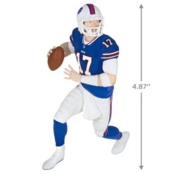 Hallmark NFL Buffalo Bills Josh Allen Football Legends Ornament 2 Hallmark NFL Buffalo Bills Josh Allen Football Legends Ornament -Hallmark Shop Buffalo Bills Josh Allen Keepsake Ornament 2299QXR8247 03