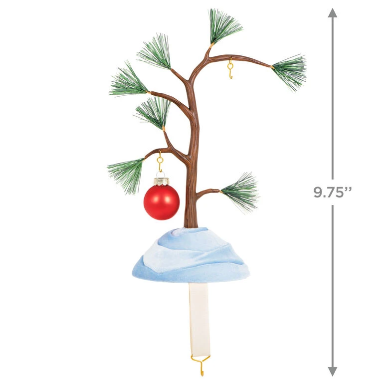 The Peanuts® Gang A Charlie Brown Christmas Ornament and Stocking Hanger Hallmark The Peanuts® Gang A Charlie Brown Christmas Ornament And Stocking Hanger -Hallmark Shop Charlie Brown Tree Keepsake OrnamentStocking Hanger 1QSB6299 03