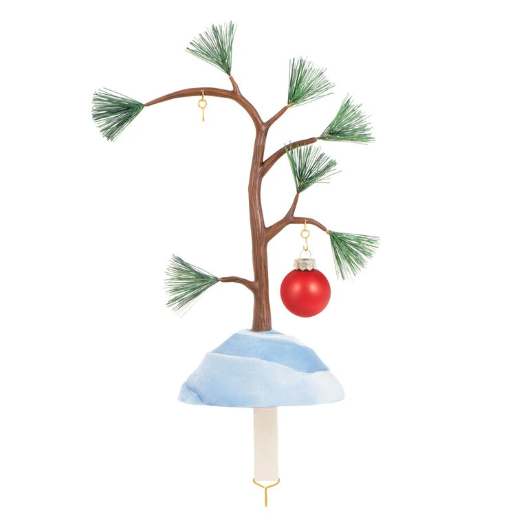 The Peanuts® Gang A Charlie Brown Christmas Ornament and Stocking Hanger Hallmark The Peanuts® Gang A Charlie Brown Christmas Ornament And Stocking Hanger -Hallmark Shop Charlie Brown Tree Keepsake OrnamentStocking Hanger 1QSB6299 06