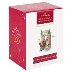 Hallmark Christmas Window 2023 Exclusive Ornament -Hallmark Shop Christmas Window 2023 Exclusive Ornament 2299QXC5618 04