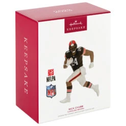 Hallmark NFL Cleveland Browns Nick Chubb Ornament -Hallmark Shop Cleveland Browns Nick Chubb Keepsake Ornament 2299QXI7159 04