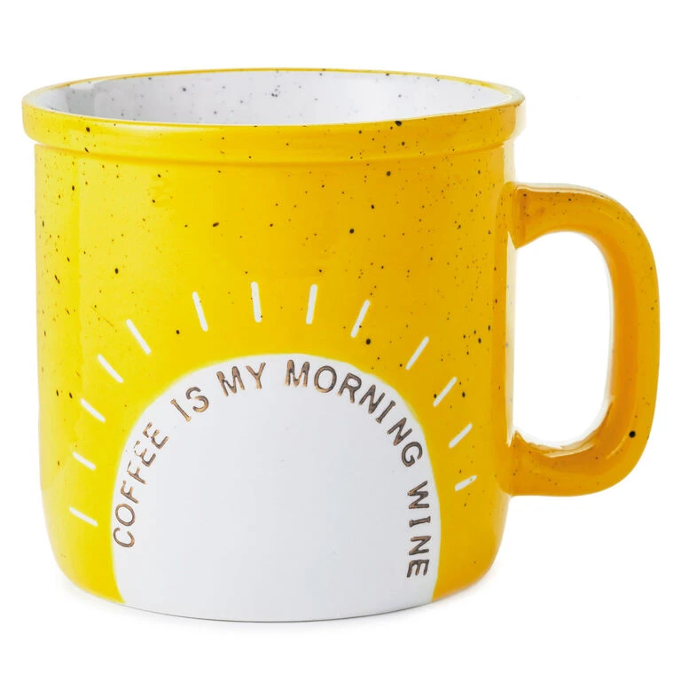 Coffee is My Morning Wine Mug, 15 oz. Hallmark Coffee Is My Morning Wine Mug, 15 Oz. -Hallmark Shop Coffee is My Morning Wine Mug 1SMU1102 01
