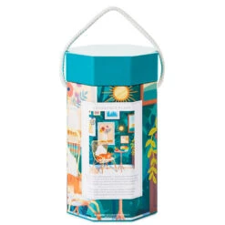 Hallmark A Purrfect Place 550-Piece Jigsaw Puzzle 2 Hallmark A Purrfect Place 550-Piece Jigsaw Puzzle -Hallmark Shop Cozy Cat and Paintings 550 Piece Jigsaw Puzzle 1PUZ1428 03