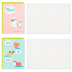 Hallmark Cute Dogs Assortment Blank Thank-You Notes, Pack Of 48 2 Hallmark Cute Dogs Assortment Blank Thank-You Notes, Pack Of 48 -Hallmark Shop Cute Dogs Assortment Blank ThankYou Notes 5STZ1133 03