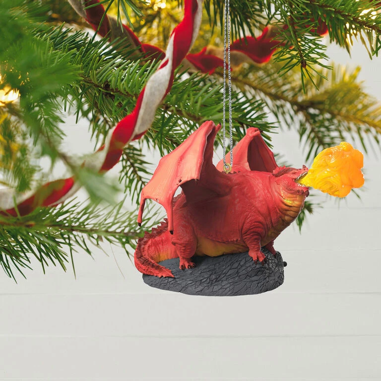 Dungeons & Dragons: Honor Among Thieves Themberchaud Ornament With Light Hallmark Dungeons & Dragons: Honor Among Thieves Themberchaud Ornament With Light -Hallmark Shop DND Themberchaud Dragon Keepsake Ornament 2499QXI7547 02