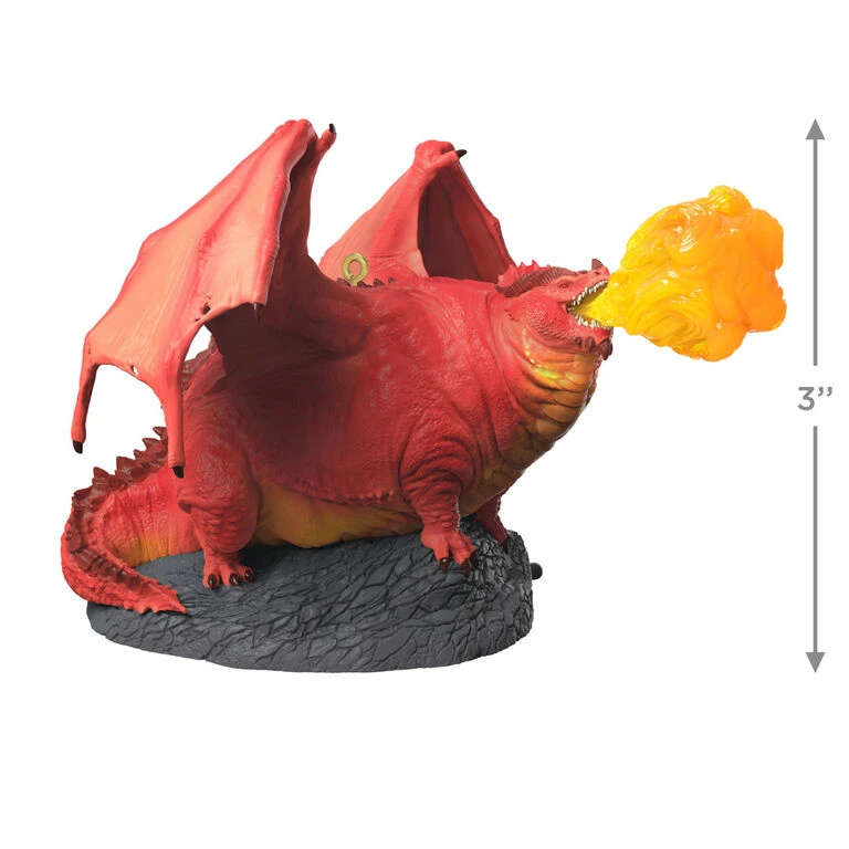Dungeons & Dragons: Honor Among Thieves Themberchaud Ornament With Light Hallmark Dungeons & Dragons: Honor Among Thieves Themberchaud Ornament With Light -Hallmark Shop DND Themberchaud Dragon Keepsake Ornament 2499QXI7547 03