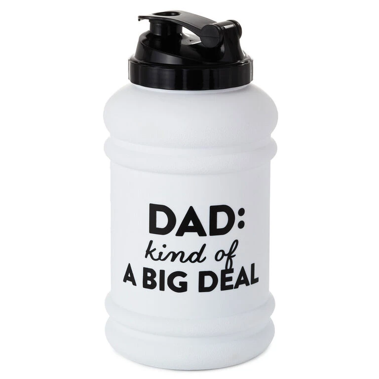 Dad: Kind of a Big Deal Water Jug, 80 oz. Hallmark Dad: Kind Of A Big Deal Water Jug, 80 Oz. -Hallmark Shop Dad Giant Water Jug 1SNN1103 01