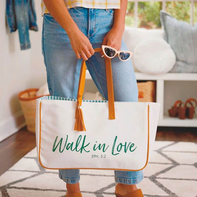 Walk in Love Canvas Tote Bag Hallmark Walk In Love Canvas Tote Bag -Hallmark Shop DaySpring Walk in Love Bible Quote Canvas Tote Bag 1REL2023 02