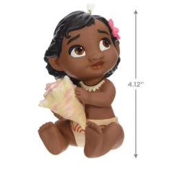 Hallmark Disney Moana The Ocean Chose Me Porcelain Ornament -Hallmark Shop Disney Baby Moana Keepsake Ornament 2499QXD6627 03