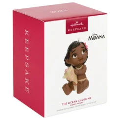 Hallmark Disney Moana The Ocean Chose Me Porcelain Ornament -Hallmark Shop Disney Baby Moana Keepsake Ornament 2499QXD6627 04