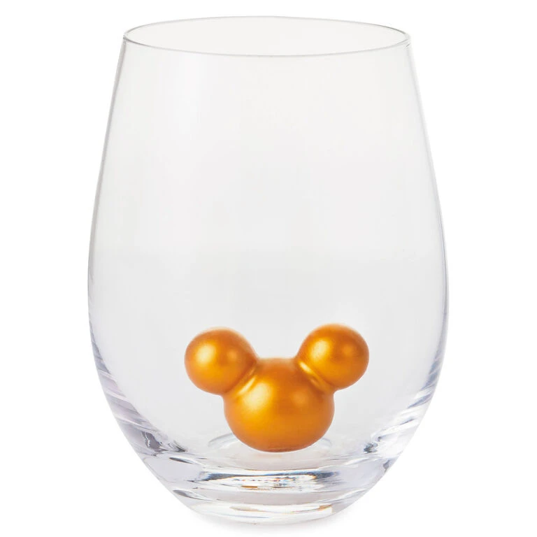 Disney Mickey Mouse Ears Silhouette Stemless Glass, 13 oz. Hallmark Disney Mickey Mouse Ears Silhouette Stemless Glass, 13 Oz. -Hallmark Shop Disney Mickey Mouse Ears Silhouette Stemless Glass 1DYG2046 01