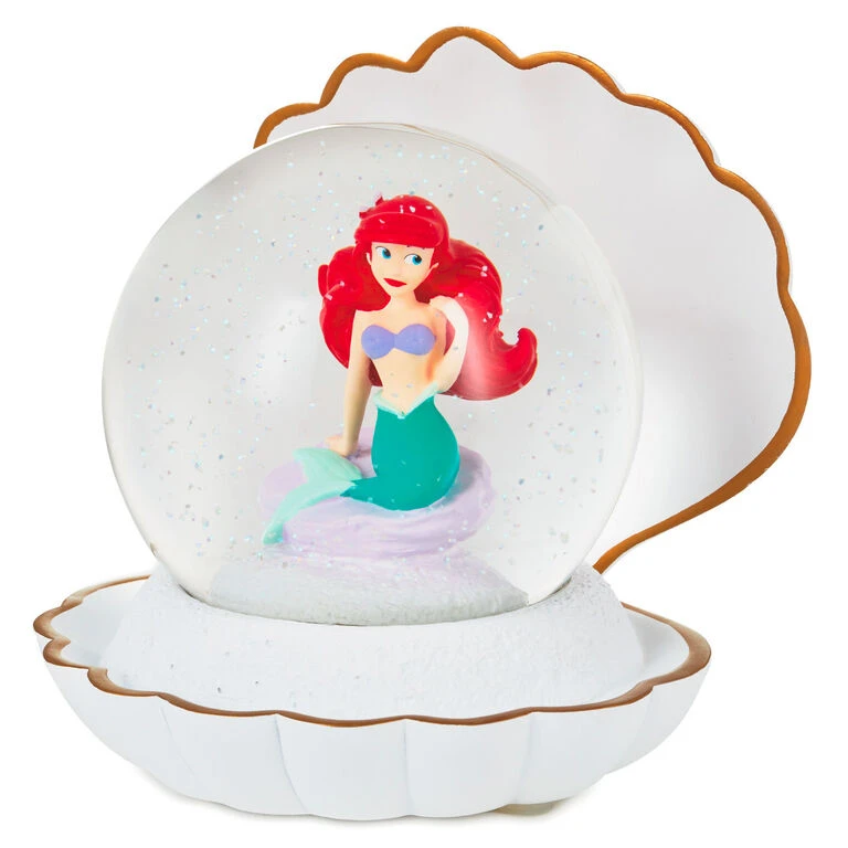 Disney The Little Mermaid Ariel in Seashell Snow Globe Hallmark Disney The Little Mermaid Ariel In Seashell Snow Globe -Hallmark Shop Disney Princess The Little Mermaid Ariel Water Globe 1KID1558 01