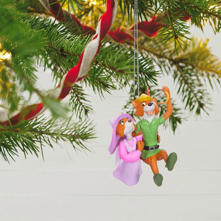Disney Robin Hood 50th Anniversary A Romantic Rescue Ornament Hallmark Disney Robin Hood 50th Anniversary A Romantic Rescue Ornament -Hallmark Shop Disney Robin Hood Maid Marian Keepsake Ornament 2199QXD6589 02