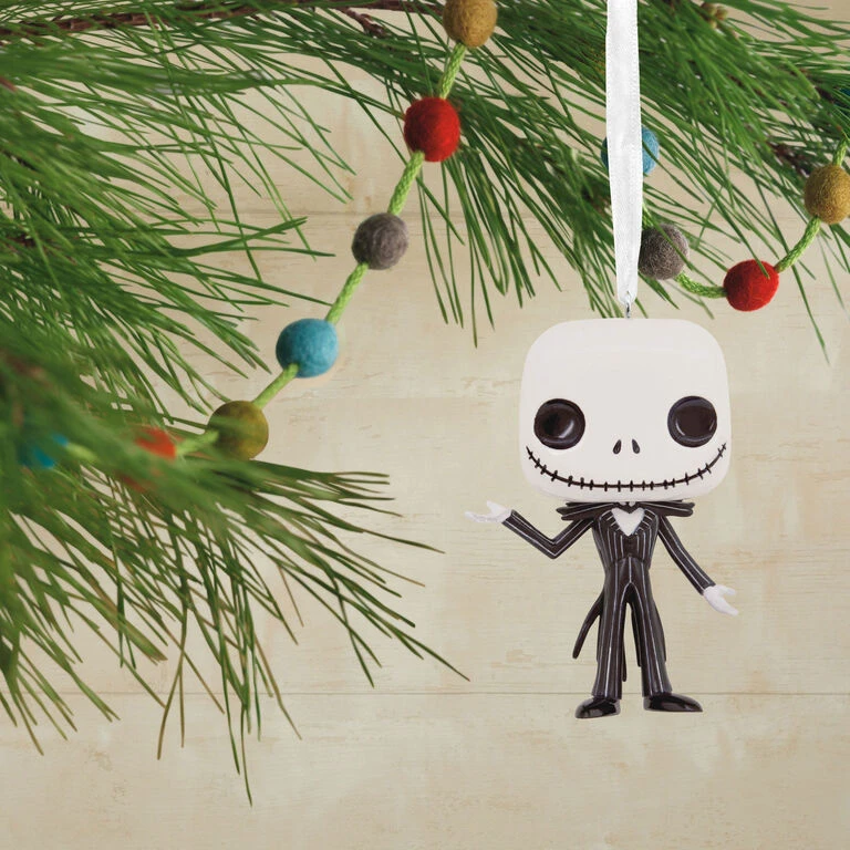 Disney Tim Burton's The Nightmare Before Christmas Jack Skellington Funko POP!® Hallmark Ornament Disney Tim Burton's The Nightmare Before Christmas Jack Skellington Funko POP!® Hallmark Ornament -Hallmark Shop Disney Tim Burtons The Nightmare Before Christmas Jack Skellington Funko POP Christmas Ornament 3HCM1114 02