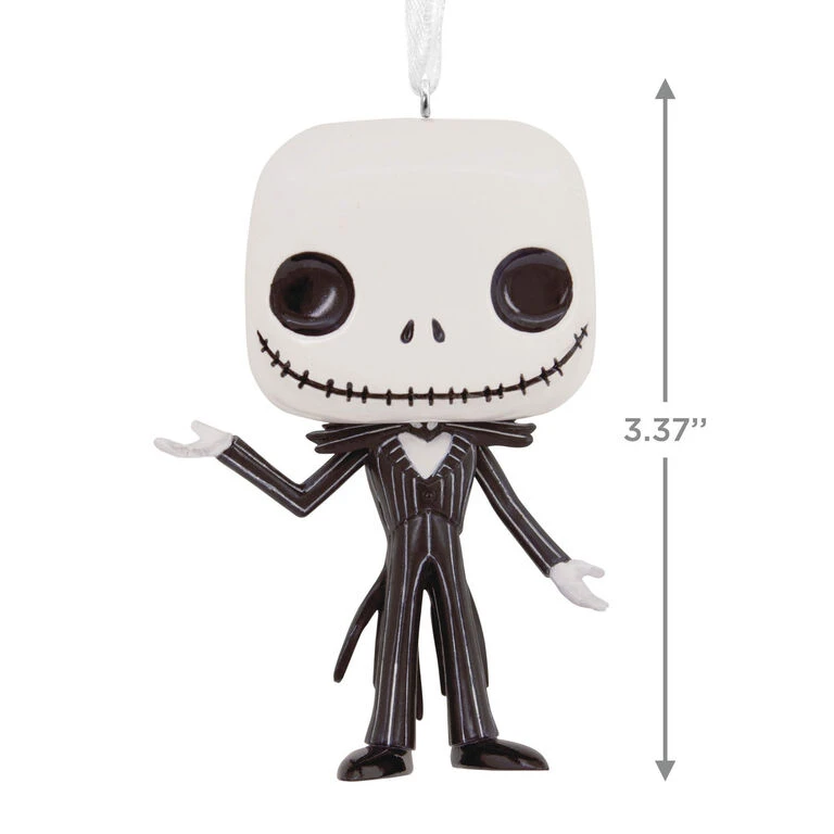 Disney Tim Burton's The Nightmare Before Christmas Jack Skellington Funko POP!® Hallmark Ornament Disney Tim Burton's The Nightmare Before Christmas Jack Skellington Funko POP!® Hallmark Ornament -Hallmark Shop Disney Tim Burtons The Nightmare Before Christmas Jack Skellington Funko POP Christmas Ornament 3HCM1114 03