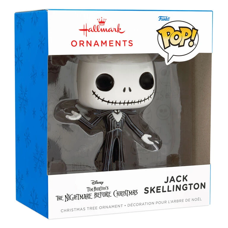 Disney Tim Burton's The Nightmare Before Christmas Jack Skellington Funko POP!® Hallmark Ornament Disney Tim Burton's The Nightmare Before Christmas Jack Skellington Funko POP!® Hallmark Ornament -Hallmark Shop Disney Tim Burtons The Nightmare Before Christmas Jack Skellington Funko POP Christmas Ornament 3HCM1114 04