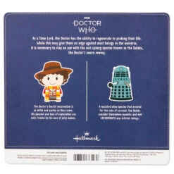 Hallmark Itty Bittys® Doctor Who The Fourth Doctor And Dalek Plush, Set Of 2 -Hallmark Shop Doctor Who Fourth Doctor and Dalek Plush itty bittys 1KDD2078 04