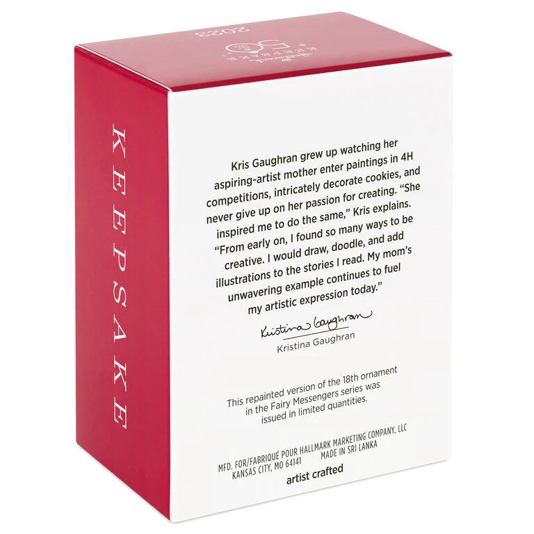 Fairy Messengers Special Edition Ornament Hallmark Fairy Messengers Special Edition Ornament -Hallmark Shop Fairy in Orange Flower Dress Keepsake Ornament 1699QGO2789 05