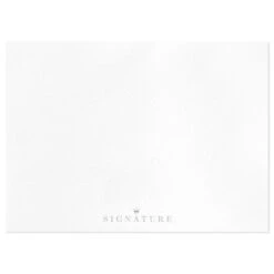 Hallmark Floral Laser Foil Heart Blank Note Cards, Box Of 8 -Hallmark Shop Floral Laser Foil Heart Blank Note Cards 1499THK2105 05