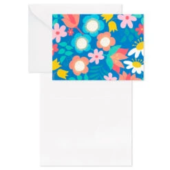 Hallmark Floral And Lettering Bulk Blank Note Cards, Pack Of 50 2 Hallmark Floral And Lettering Bulk Blank Note Cards, Pack Of 50 -Hallmark Shop Floral and Lettering Bulk Blank Note Cards Assortment 1399WTU1087 03
