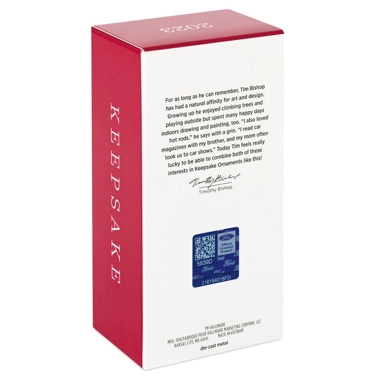 2022 Ford F-150 Lightning 2023 Metal Ornament Hallmark 2022 Ford F-150 Lightning 2023 Metal Ornament -Hallmark Shop Ford F150 Truck Keepsake Ornament 2199QXI6017 05