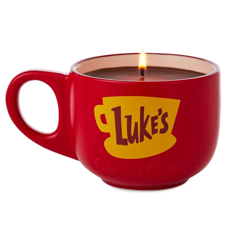 Gilmore Girls Coffee-Scented Luke's Diner Mug Candle Hallmark Gilmore Girls Coffee-Scented Luke's Diner Mug Candle -Hallmark Shop Gilmore Girls CoffeeScented Candle in Lukes Diner Mug 1PCL1012 02
