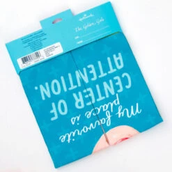 Hallmark Blanche The Golden Girls Center Of Attention Novelty Crew Socks -Hallmark Shop Golden Girls Blanche Funny Novelty Crew Socks 1GOL1052 05