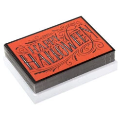 Hallmark Good Spirits Boxed Halloween Cards, Pack Of 40