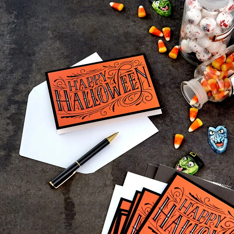 Good Spirits Boxed Halloween Cards, Pack of 40 Hallmark Good Spirits Boxed Halloween Cards, Pack Of 40 -Hallmark Shop Good Spirits Boxed Halloween Cards 5ELT1005 08