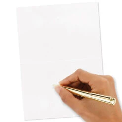 Hallmark Gray And Gold Bulk Blank Thank-You Notes, Pack Of 50 -Hallmark Shop Gray and Gold Bulk Blank ThankYou Notes Multipack 3THK2522 06