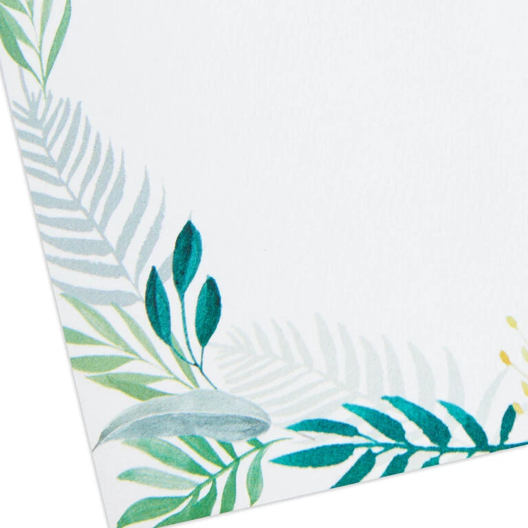Fern Border Stationery Set, 20 sheets Hallmark Fern Border Stationery Set, 20 Sheets -Hallmark Shop Green Ferns Writing Sheets Stationery Set 1STN1144 03