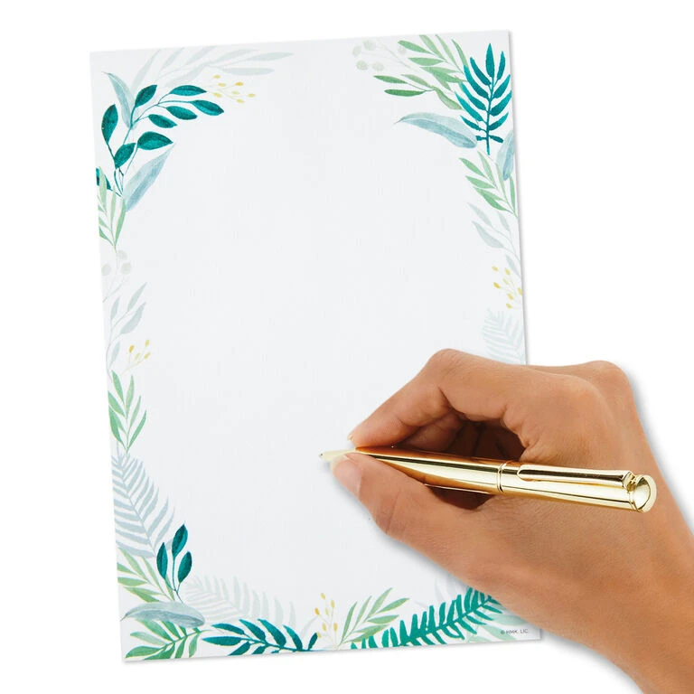 Fern Border Stationery Set, 20 sheets Hallmark Fern Border Stationery Set, 20 Sheets -Hallmark Shop Green Ferns Writing Sheets Stationery Set 1STN1144 04