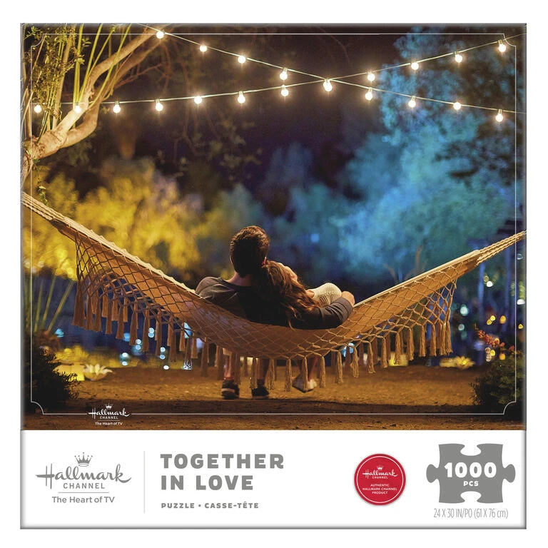 Hallmark Channel Together in Love 1000-Piece Puzzle Hallmark Channel Together In Love 1000-Piece Puzzle -Hallmark Shop Hallmark Channel Couple on Hammock 1000Piece Puzzle 1HKC2264 01